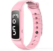 [findtime] Digital Children's Watch Children's Digital Watch Fitness Bracelet Pedometer Children Boys Girls Fitness Watch Without App and Mobile Phone Sleep Tracker Alarm Clock Fitness Tracker Children Watch