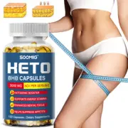 Keto BHB Capsules ACV Fat Burner Weight Loss Detox Cleanse Dietary Supplement