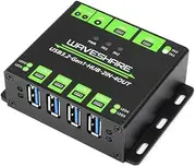 Industrial Grade USB HUB Extending 4X USB 3.2 Ports Switchable Dual Hosts Multi Protections