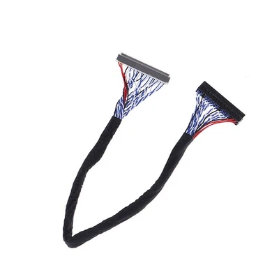 25cm 8 bit lvds cable fix-30 pin 2ch for 17-26inch lcd/led panel controller G JU