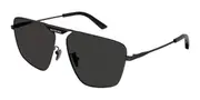 Balenciaga BB0246SA Asian Fit 001 Men's Sunglasses Gunmetal Size 61
