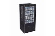 Thermaster Four-Sided Countertop Display Fridge Black - TCBD78B