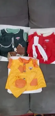 Teddy Ruxpin Clothes. Never used. Free shipping