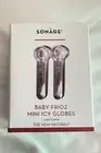 Sonage Lilac Baby Frioz Mini Icy Globes Facial Massagers NIB 2 count