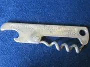 Vintage AUBURN LIQUOR MART can & bottle opener RARE old CA California beer wine