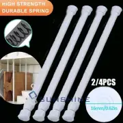 23-45in Tension Curtain Rod Spring Load Adjustable Curtain Pole Heavy-Duty Steel