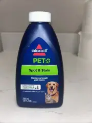 Bissel Pet Spot Stain Remover Liquid Formula Made For Port. Carpet Cleaner 8oz.