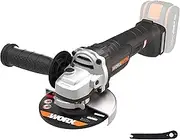 WORX WX812.9 18V (20V Max) Cordless Brushless Angle Grinder 125mm - Body Only