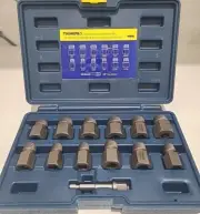 Thinkpro Tp1016 13- Piece 3/8 Inch Drive Easy Out Bolt Extractor Set