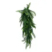 Lush Green Bracken Fern Cascade – Outdoor-Friendly 85cm