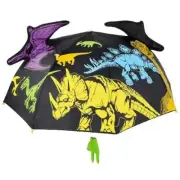 RI One Kids 30" Dinosaur Umbrella with Green Dino Claw Hand Handle