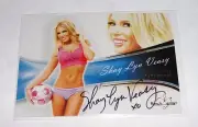2013 Benchwarmer SHAY LYN VEASY Bubblegum #30 Gold Foil Autograph Fitness Model