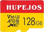 128GB Memory Card, Micro SD Card, Micro SDXC Memory Card, Expanded Storage for Dash Cameras, Red