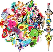 45 Pcs Pencil Topper Decorations,Different Cute Pencil Clips,Lovely Pencil Accessories,Bulk Pen Toppers Charm for Kids Students School Gifts,Prize,Reward