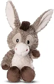 NICI Donkeylee Donkey 49034 Cuddly Toy Donkey 33 cm Grey Dangling Sustainable Soft Toy Made of Soft Plush, Cute Plush Toy for Cuddling and Playing, for Children and Adults, Great Gift Idea