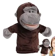 Hand Puppets, 25cm/9.84 Inch Hand Puppets for Kids, Plush Finger Toy, Funny Cartoon Doll Puppet, Theater Performance Supplies for Boys and Girls