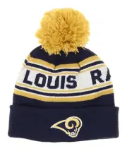 OuterStuff NFL Little Boys Los Angeles Rams Jacquard Cuffed Knit Hat OSFM