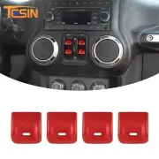 For Jeep Wrangler JK 2012-18 Window Control Switch Panel Cover Trim Accessories (for: Jeep)