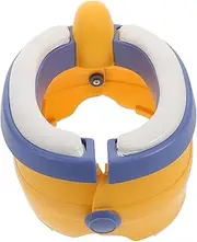 KOCKSHION Foldable Travel Potty Seat for Portable Potty Training Toilet Lightweight Compact Design for Camping Home and Outdoor Use Bright Banana