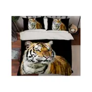 3D Animal Tiger 71 Bed Pillowcases Quilt King Size