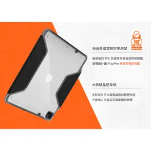 澳洲【STM】Dux Plus 系列 iPad Pro 12.9吋 (第三~六代) 軍規防摔保護殼 (黑)