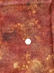 Vintage Cotton Quilting Fabric timeless Treasures Shimmer Rust 1/2 yd
