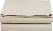 Luxury Flat Sheet Wrinkle-Free 1500 Thread Count Egyptian Quality 1-Piece Flat S
