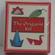 The Mini Origami Kit (Travel Size) incl 48-Page Book For 5 Models, and 14 sheets