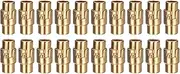 uxcell 20pcs Leather Cord End Clasp 6mm Hole Magnetic Cord End Caps Closures Leather Bracelet Buckle for Jewelry Making DIY Supplies Crafts, Rose Gold