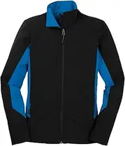 [Port Authority] Ladies Core Colorblock Soft Shell Jacket. L318 Black/ Imperial