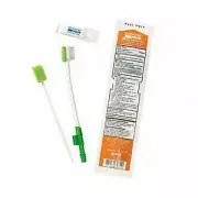 Toothette Single-Use Suction Toothbrush System, Case of 100, GREAT