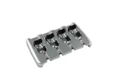 NEW - Quick Release Modern Style 4-String Bass Bridge - CHROME