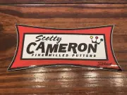 New Scotty Cameron Fine Milled Putters Red & White Sticker Decal Titleist