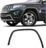 Car Front Wheel Eyebrow Arch Molding Compatible For Jeep Grand Cherokee 2011-2016 Fender Trim Left/Right 1MP39RXFAE 1MP38RXFAE Replacement(Carbon Look)