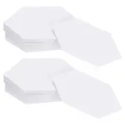 200pcs Hexagon 1-Inch Paper Piecing Paper, English Paper Quilting Templates