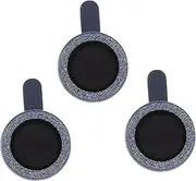 DECORNIJIA 3pcs Glitter Rear Camera Lens Protectors for Pro Delicate Lens Covers Scratch Resistant Prevent Dust Stylish Design