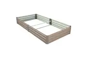 Large Raised Garden Bed Metal Planter Box Container Outdoor Flower Vegetable Herb Green Fence Holder Guard for Yard Balcony Patio 240x120x30cm