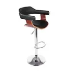 Artiss Wooden Bar Stool - Black and Wood Solid Material Durable In Use