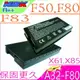 ASUS 電池-華碩 F80，F80A，F80H，F80L，F80Q，F80S，F81E，F81S，F83，F83SE，A32-F80，A32-F80A，A32-F80H，黑，X61，X61W，X61S，X61GX，X61SL，X61Z，X80，X80Le，X80N，X82，X82S，X85C，X85L，X85S，X85SE，F50，F50Gx，F50A，F50S，F50SF，F50SL，F50SV，F50SV-X1，F51B1000，F80CR，F81，F83CR，F83VD，F83VF