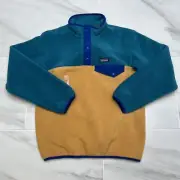 Patagonia Kids Lightweight Synchilla Snap-T Fleece 'Dried Mango' Pull Over 65572