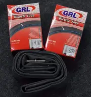 2-Pack GRL 650B (27.5") x1.75-2.125" Mountain Bike Tube 48mm Presta Rmvble Valve