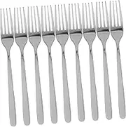 Veemoon 12pcs Stainless Steel Forks Set Dishwasher Safe Silverware for Home Restaurant Hotel Elegant Dinner Steak Dessert Salad Forks Modern Design for All Dining Occasions