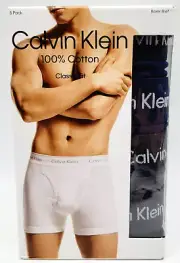 Calvin Klein Classic Fit Boxer Brief 5 Pack 100% Cotton Size L - Brand New