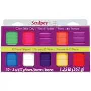 Sculpey III Modelling Clay Bright Ideas 10 Pack