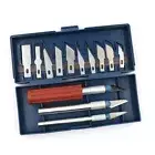 13pc Durable Precision Knife Set Exacto Style Multi-function Hobby Knife Crafts