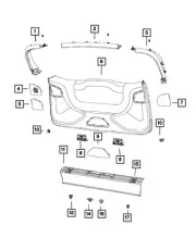 Genuine Mopar Access Panel 6GA58DX9AA (for: Chrysler)