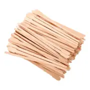 100 PCS Hair Removal Device Eyebrow Wax Applicator Waxed Wooden Stick Miss