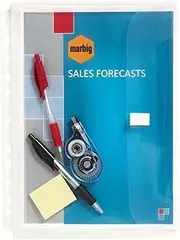 MARBIG(R) 2015712 A4 Expanding Binder Wallet (Clear)
