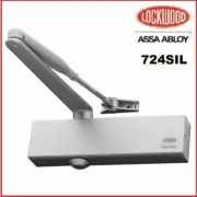 Lockwood door closer ADJUSTABLE BACKCHECK 724sil