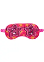Jessica Russell Flint S Is For Sunglasses Silk eye Mask - Pink ONE SIZE
